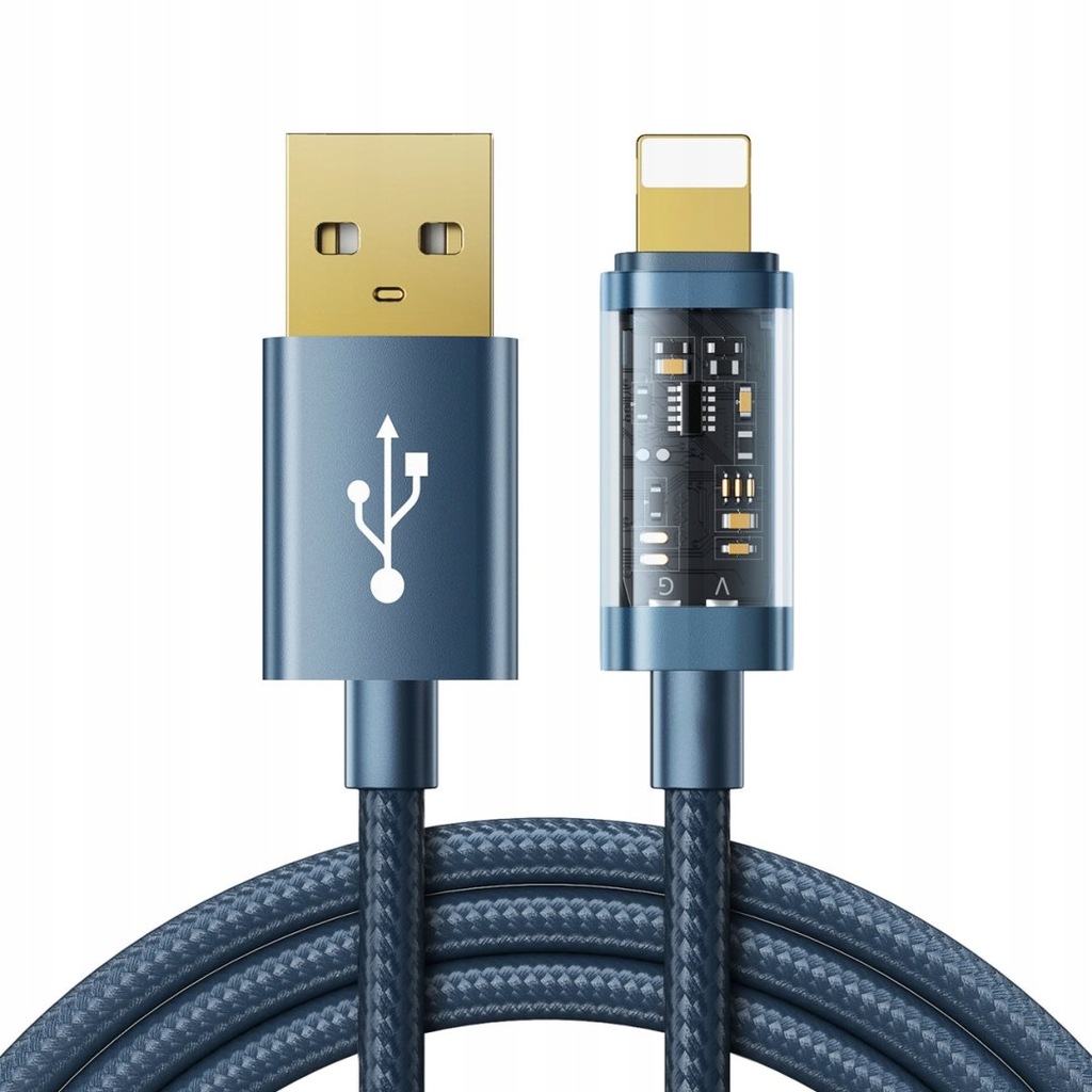Kabel do iPhone USB - Lightning do ładowania i transmisji danych 2.4A 20W 1