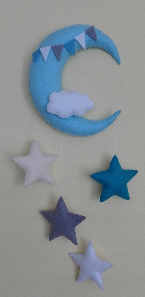 Zawieszka Z Filcu Do Pokoju Dziecka Księżyc 8033706064