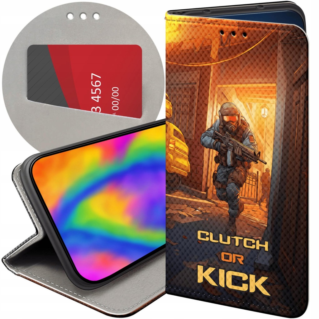 ETUI Z KLAPKĄ DO XIAOMI REDMI NOTE 4 / NOTE 4X WZORY CS GO COUNTER-STRIKE