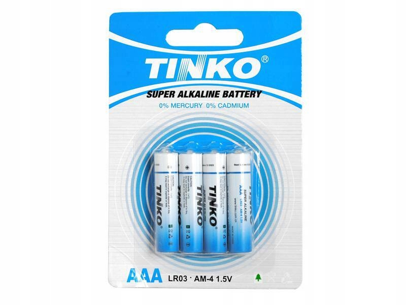 Bateria alkaliczna TINKO AAA/LR3 4szt/blister