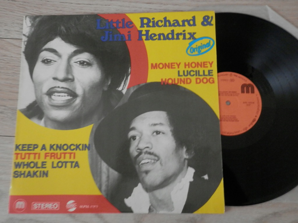 LITTLE RICHARD & JIMI HENDRIX HUNGARY PRESS