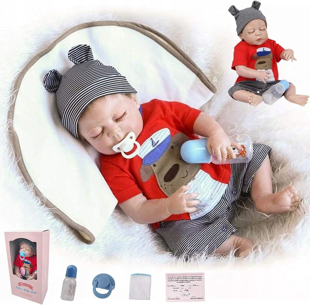 ZIYIUI Reborn Baby Dolls realistyczna lalka 50 cm