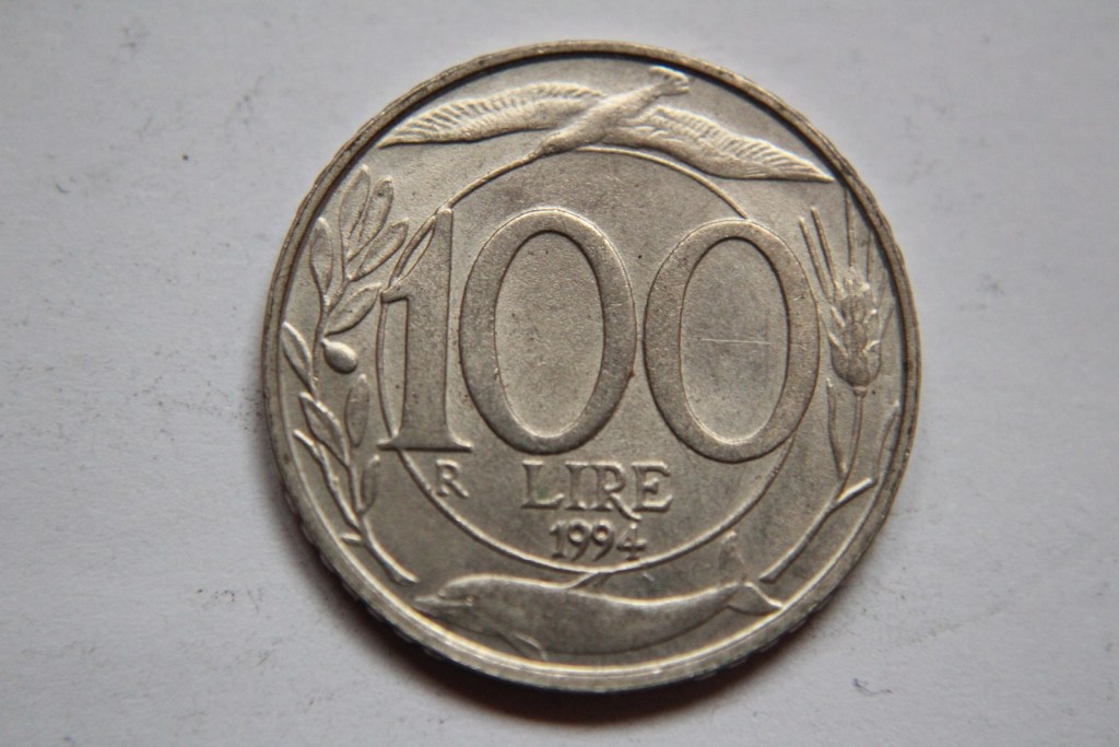 100 LIRA 1994 WŁOCHY -W448