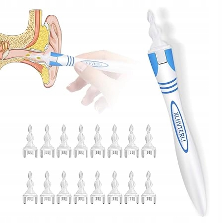 Urządzenie do czyszczenia uszu usuwania woskowiny z 16 końcówkami