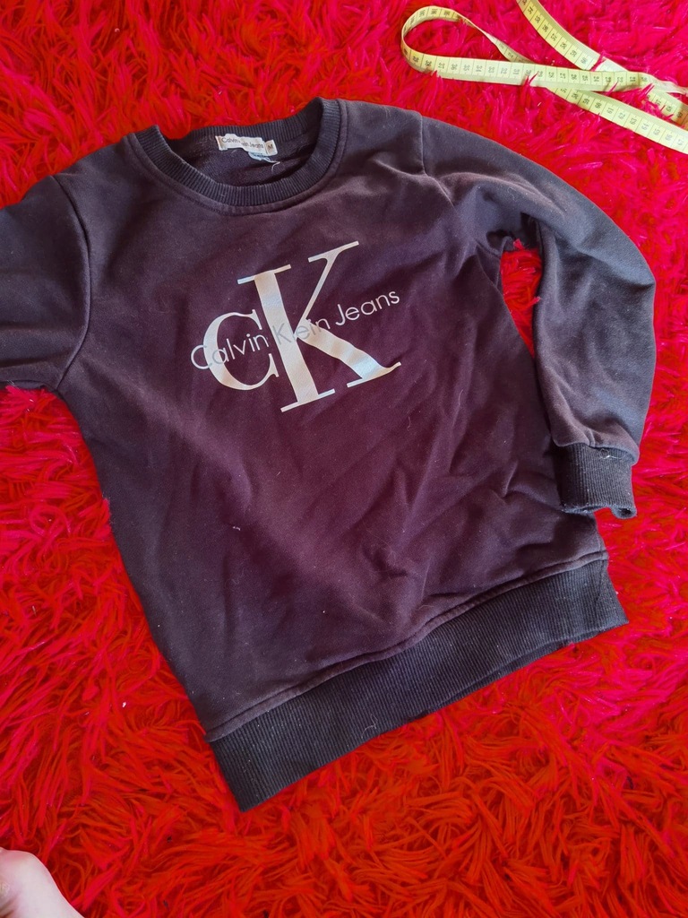 Bluza Ck Calvin Klein r. 110/116 czarna unisex