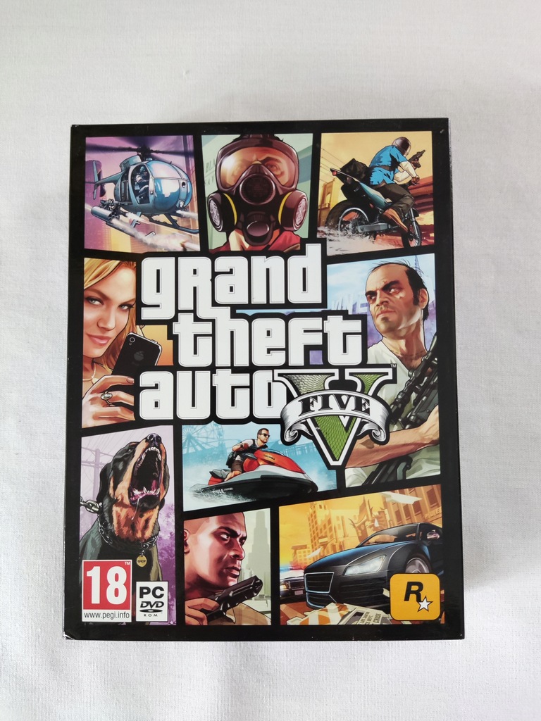 Grand Theft Auto V GTA 5 PC DVD Wersja Pudełkowa - 12354584566