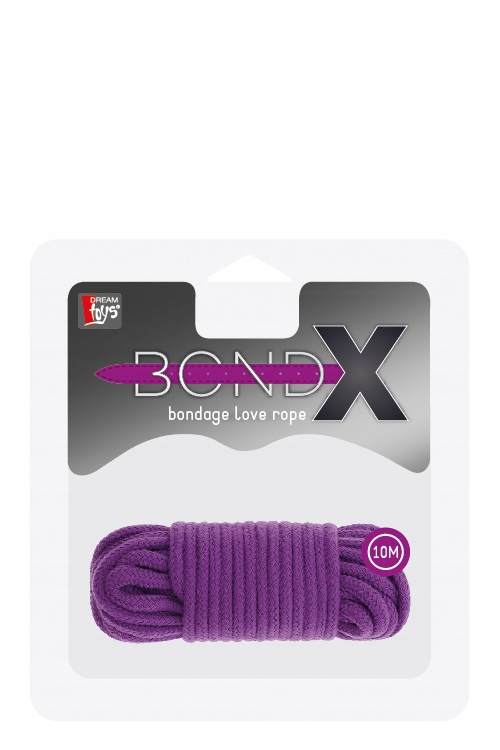 Wiązania-BONDX LOVE ROPE 10M PURPLE