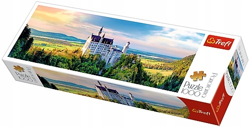 Puzzle 1000 elem. panorama Zamek Neuschwanstein