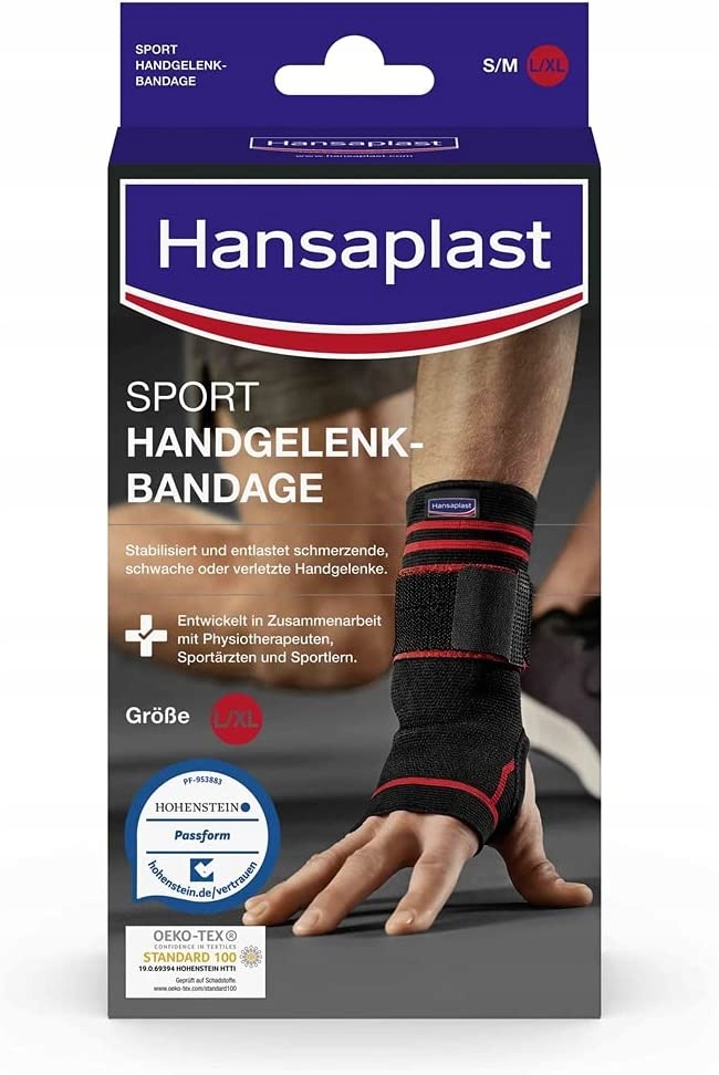 Hansaplast Sportowa Orteza Na Nadgarstek r. L/XL