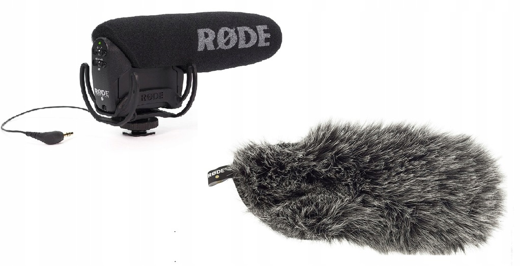 RODE VideoMic Pro Rycote mikrofon + OSŁONA DeadCat 6944423139 oficjalne archiwum Allegro