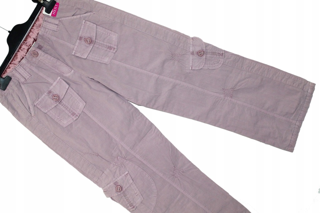 q7 NEXT Dziewczęce Bawełniane Spodnie 134