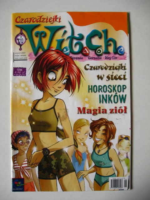 Czarodziejki Witch czasopismo nr 20 sierpień 2003