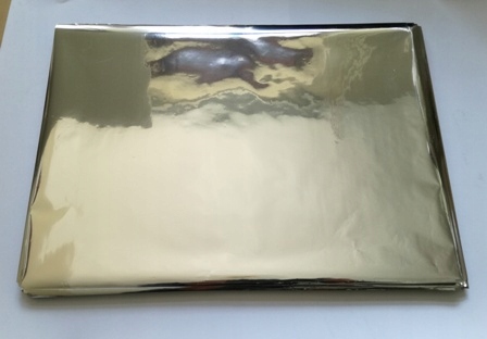 metaliczna folia barwiąca do wydruków: srebrna