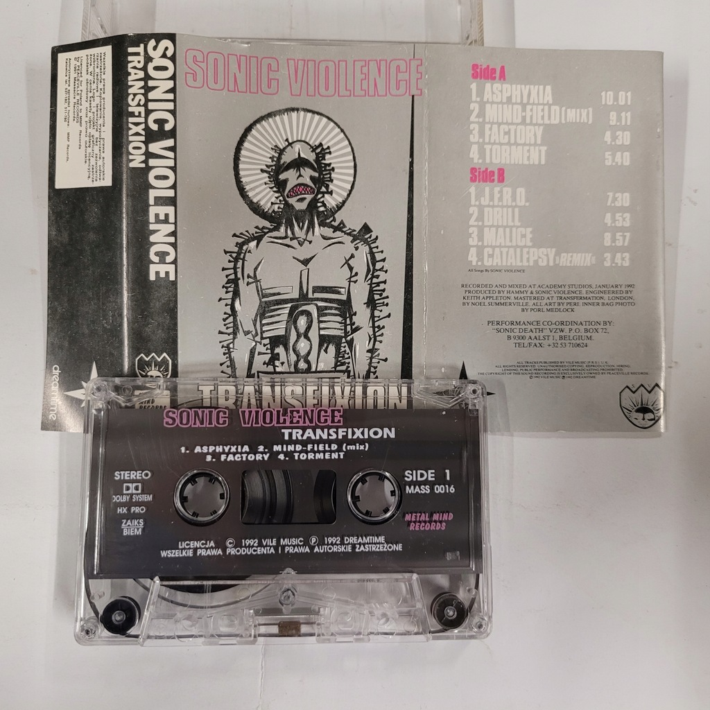 Sonic Violence Transfixion MC KASETA