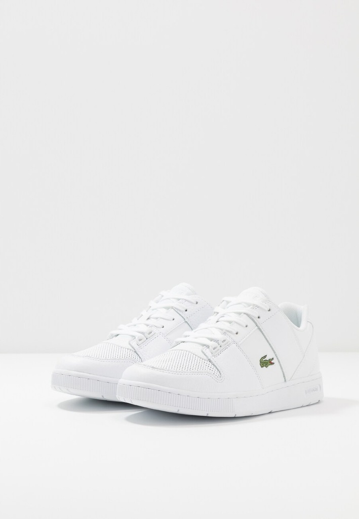 LACOSTE THRILL TRAMPKI MĘSKIE BIAŁE LOGO 42 1BRB