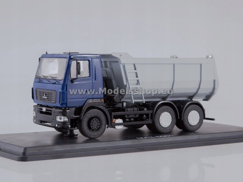 SSM MAZ-6501 U-shape Dumper Truck (dark blue/grey)