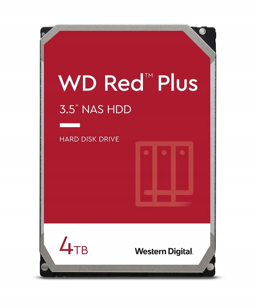 WD Red Plus 4TB HDD 3.5" SATA3 5400 256MB WD40EFPX
