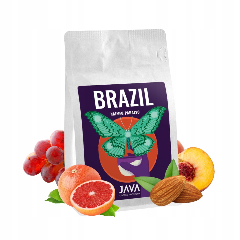 Kawa 100% arabika z Brazylii Naimeg Paraiso jasno palona pod przelew 250g