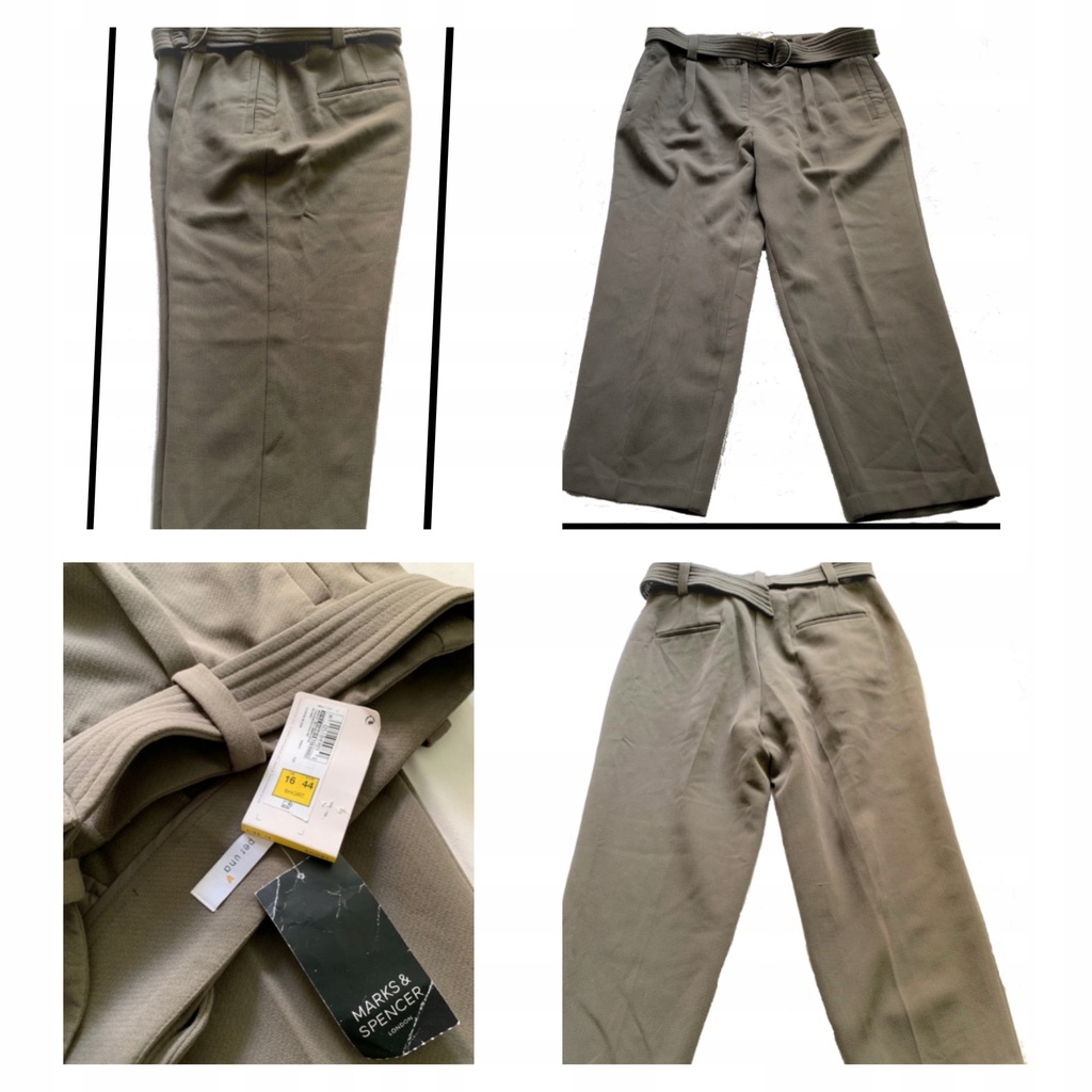 Cygaretki Marks&Spencer, rozm 44, khaki , 7/8