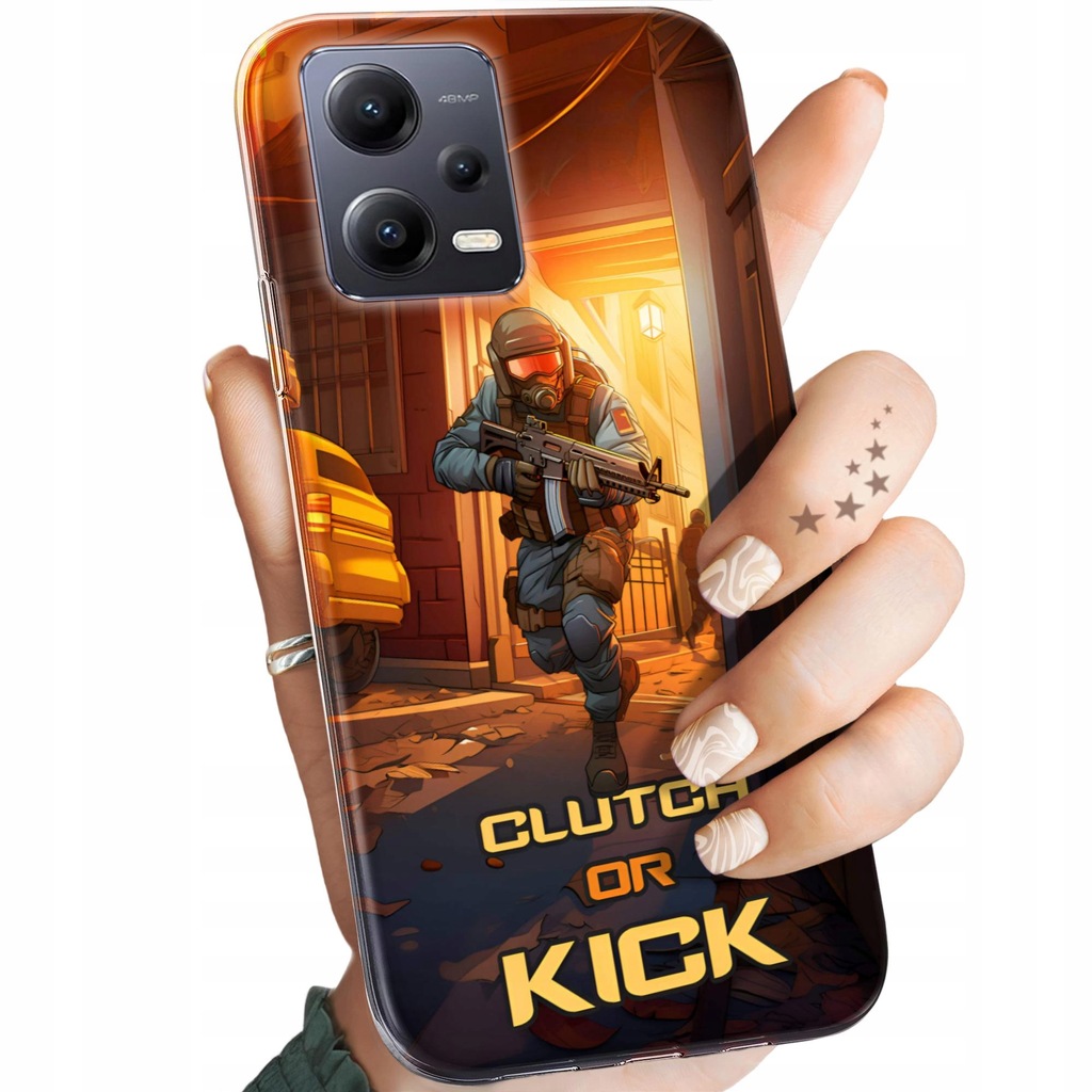 ETUI DO REDMI NOTE 12 5G / POCO X5 WZORY CS GO COUNTER-STRIKE OBUDOWA CASE