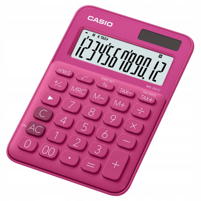 Kalkulator biurowy MS-20UC-RD-B 12-cyfrowy