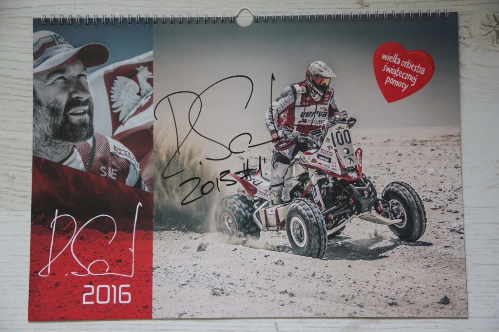 Rafał Sonik 1# Dakar kolekcja kalendarzy 2014-2016