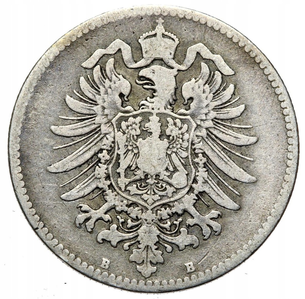 Купить * Германия - монета - 1 марка 1877 г. B - СЕРЕБРО.: отзывы, фото, характеристики в интерне-магазине Aredi.ru