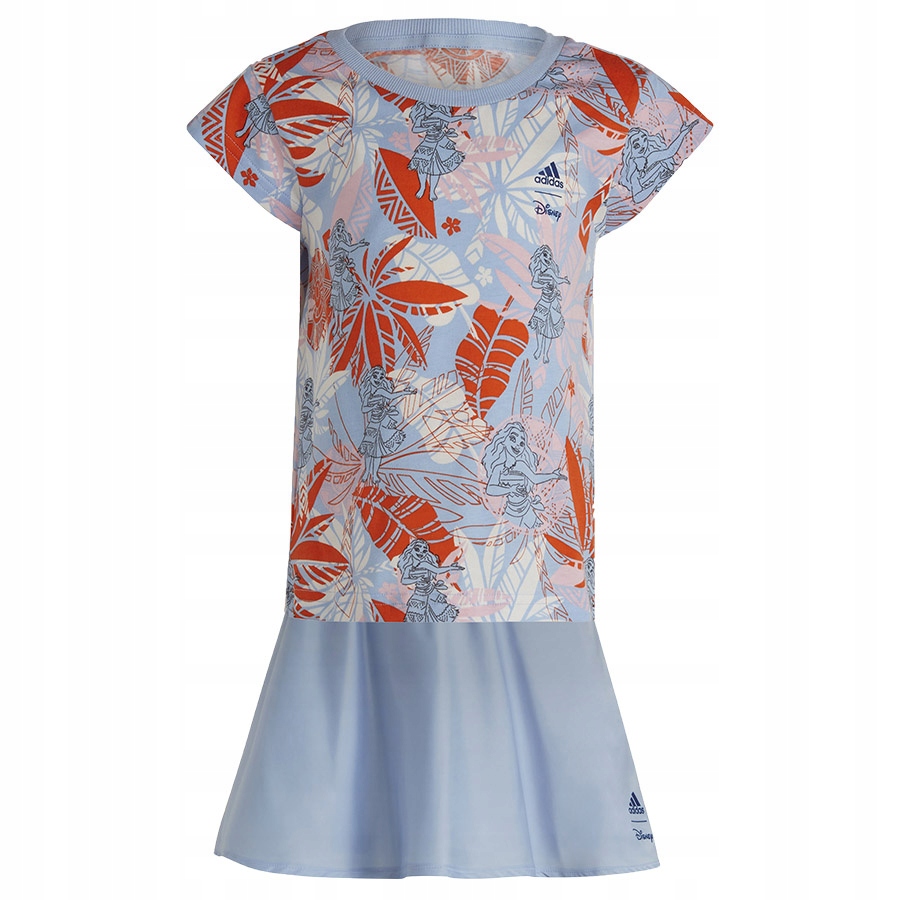 ADIDAS X DISNEY MOANA TEE SET GIRLS -116- Komplet Dziecięce Niebieski
