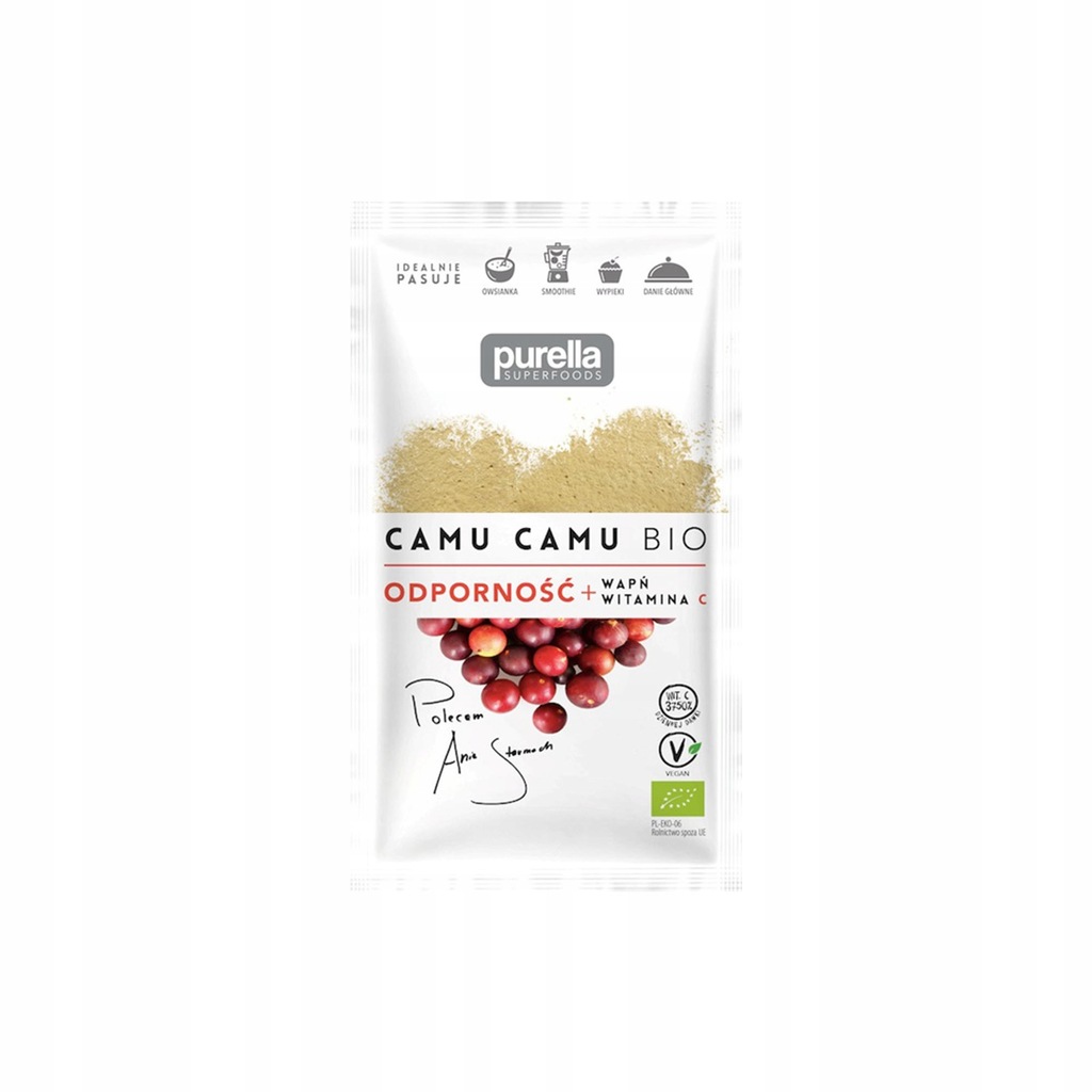 Camu Camu BIO. Odporność. Wapń + Witamina C 21 g P