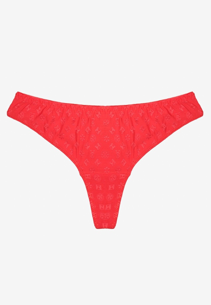 Born2Be Czerwone Majtki damskie L Stringi