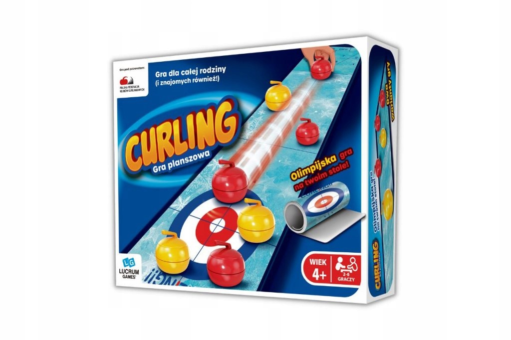 GRY PLANSZOWA CURLING ZRĘCZNOŚCIOWA LUCRUM GAMES