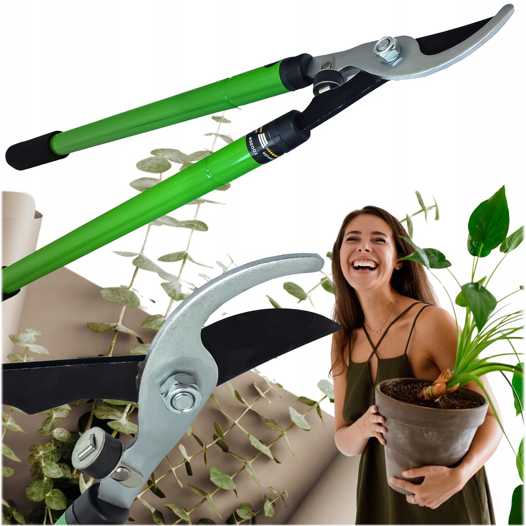 SEKATOR OGRODOWY NOŻYCE DO GAŁĘZI NOŻYCOWY TELESKOPOWY DŁUGI RĘCZNY 68 CM