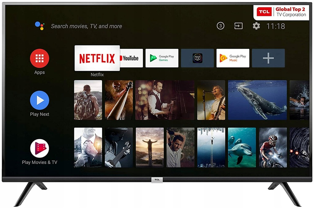 TELEWIZOR TCL LED 32S618 HD ANDROID TV HDR