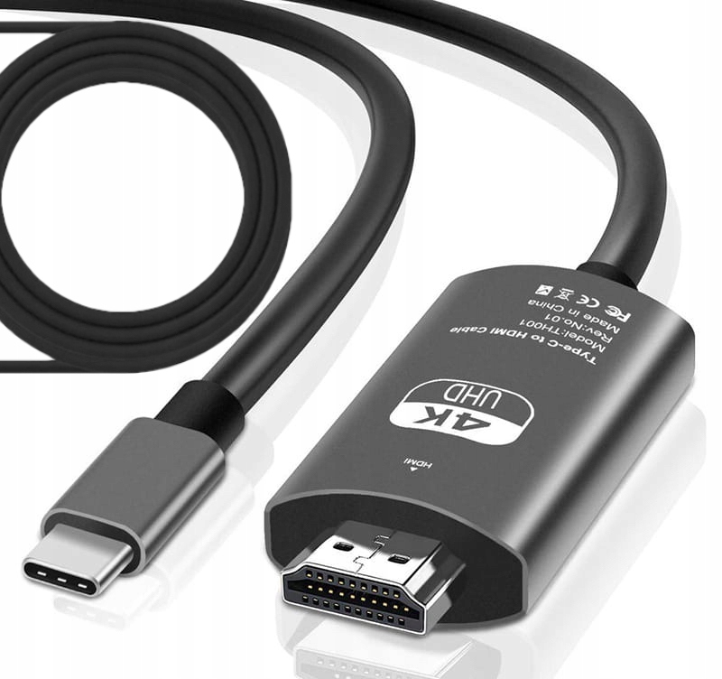 UNIWERSAL KABEL ADPTER USB-C Typ C HDMI 4K MHL 2m - 11504856600 ...