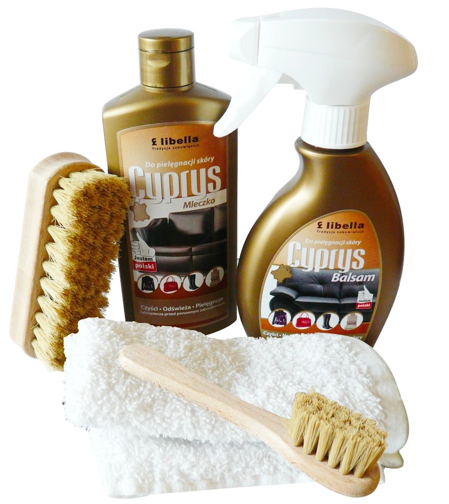 RENOWACJA CZYSZCZENIE TAPICERKI SKÓRY SKÓR ZESTAW - 6997955586