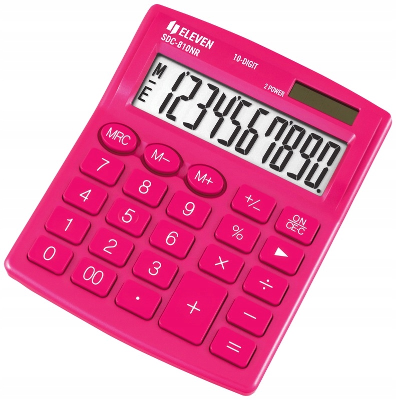 Kalkulator biurowy SDC810NRPKE - różowy, Eleven