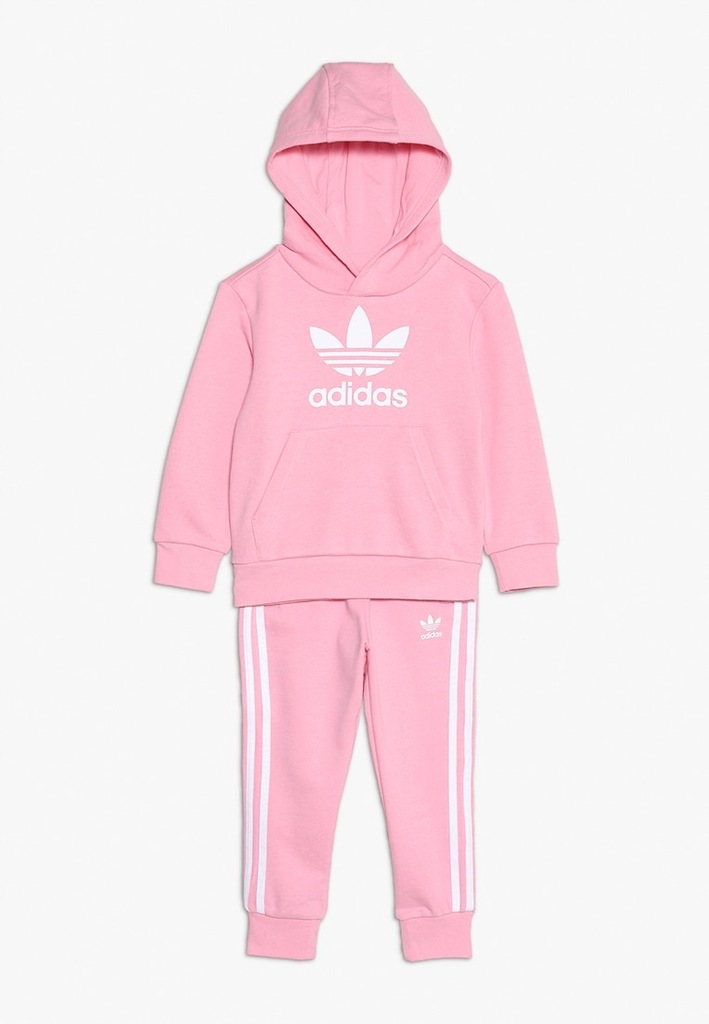 ADIDAS DRESY ZESTAW DZIEWCZĘCY RÓŻOWY 110 CM 1ZBB