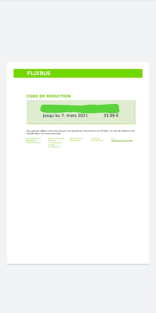 Voucher FlixBus 155 Zł