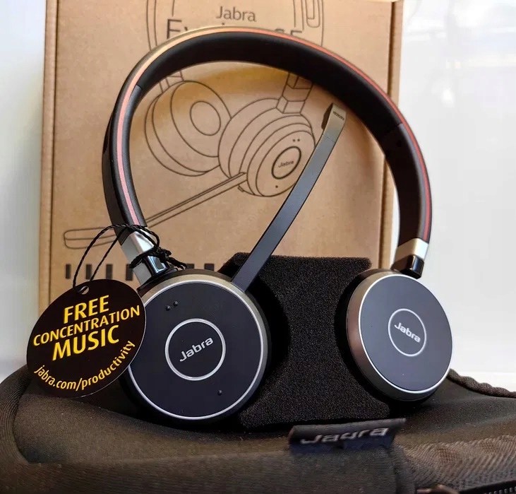 Słuchawki bezprzewodowe nauszne Jabra Evolve 65 SE BT NOWE GW