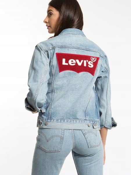 LEVI'S kurtka jeansowa denim vintage logo levis M - 7664023408 - archiwum Allegro