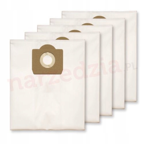 5x Worki do odkurzacza włóknina Dewalt D27900