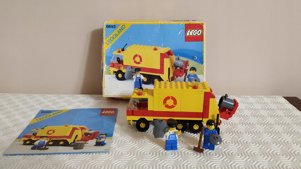 Lego Classic 6693 Recycle Truck KOMPLET