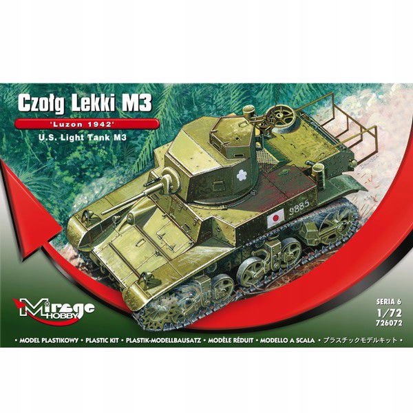 Czołg Lekki M3 Luzon 1942 Amerykański