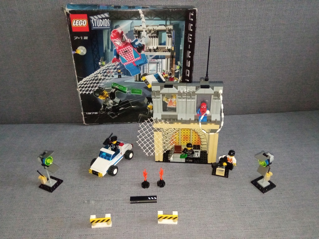lego spider man 1376 spider man action studio 11622172883 oficjalne archiwum Allegro
