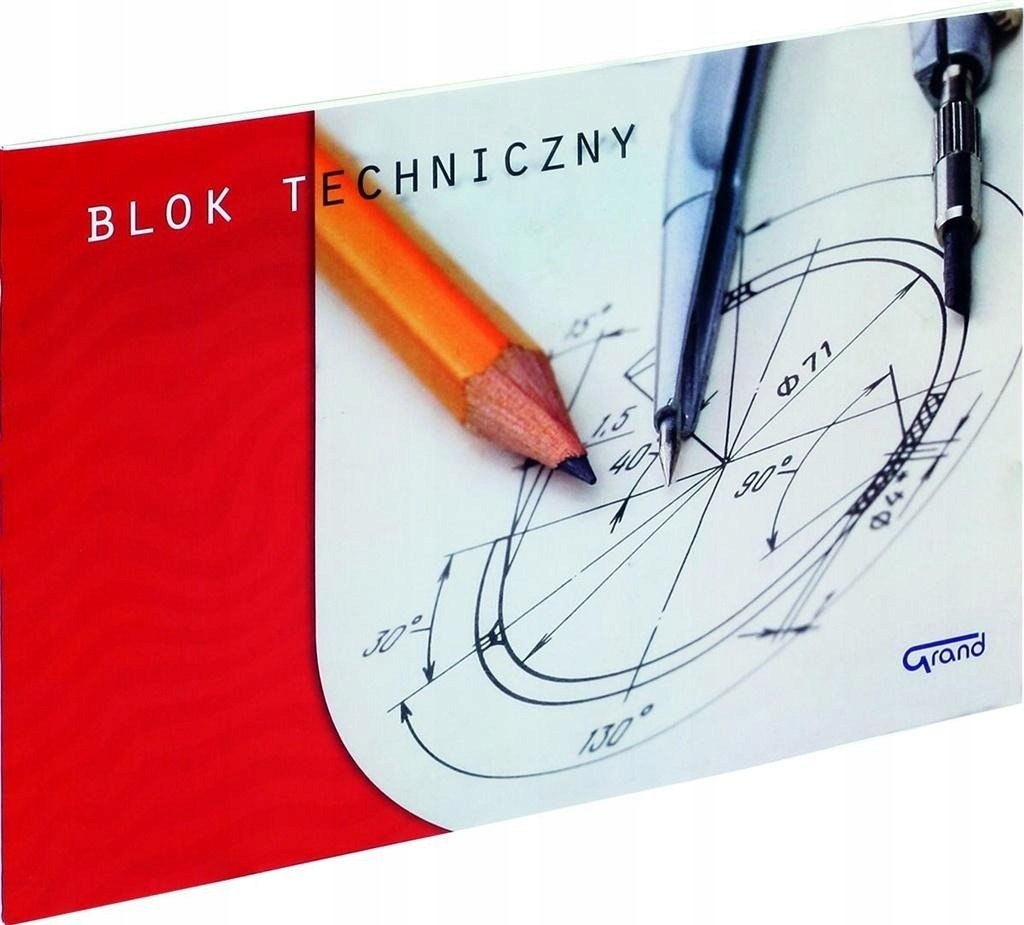 Blok techniczny A3 biały 10 kartek 170 gram