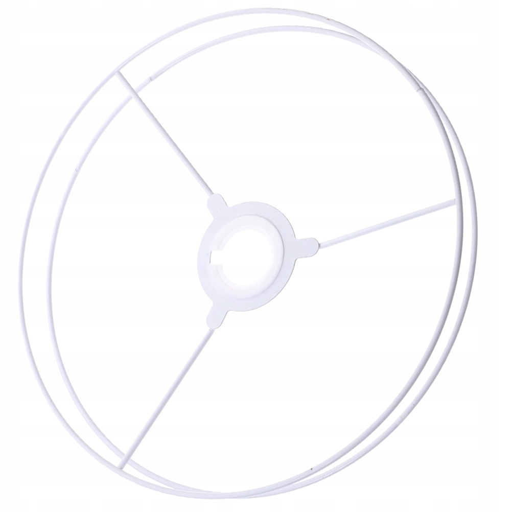 LAMP SHADE HOLDER LAMPSHADE RING SETS OF RACKS WHITE 15.00X15.00X3.50CM