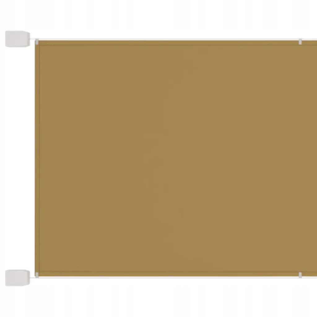 Markiza pionowa, beżowa, 250x270 cm, tkanina Oxford