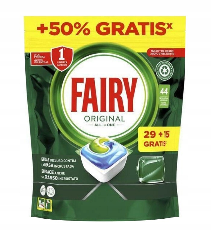 FAIRY Original All-In-One Kapsułki do zmywarki 1 op. - 44 szt.