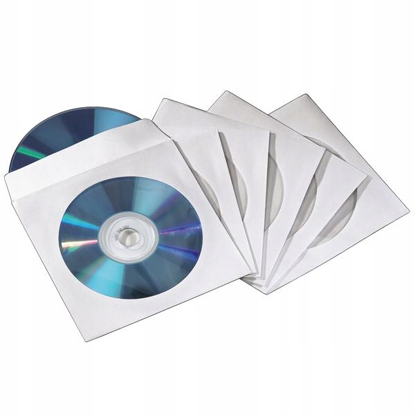 Hama 100 białych koperty Cd / Dvd