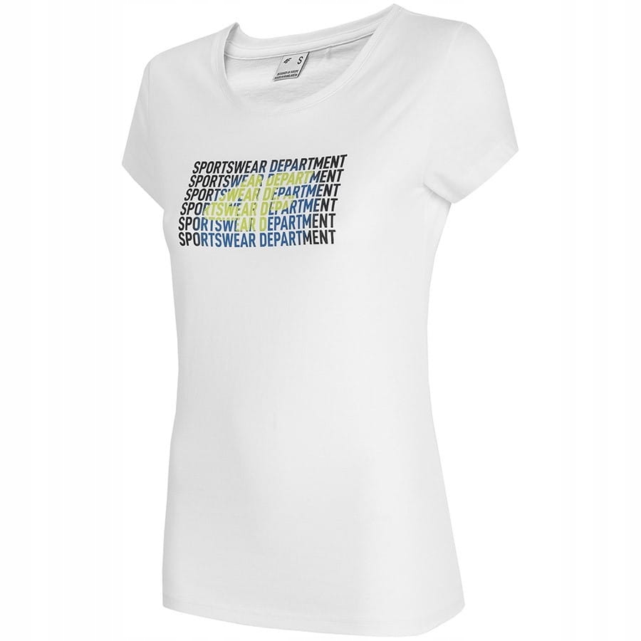 T-Shirt 4F H4Z20-TSD016 10S - BIAŁY; M